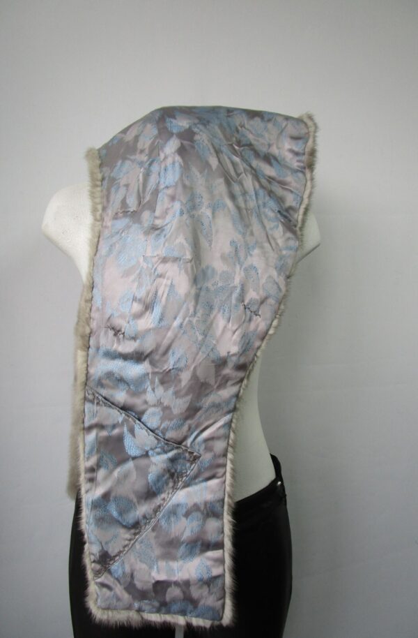 Women's Sapphire Mink Fur Stole Wrap Cape Wedding Woman MINT+ - Image 7