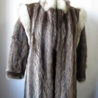 Women's Sz 8 Raccoon & Fox Fur Coat Jacket MINT+ Woman