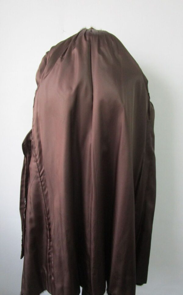 Women's Sz 8 Dark Ranch Mink Fur Coat Jacket Woman MINT+ - Image 5