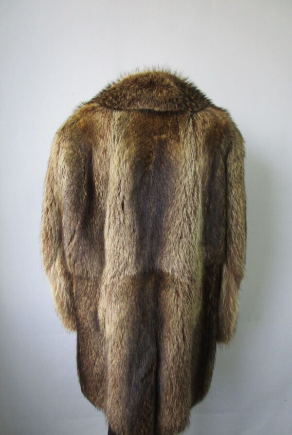 Men's Size 40/42 Raccoon Fur Coat MINT MEN Man - Image 6