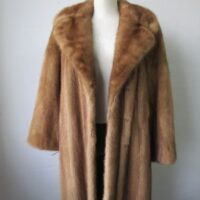Women's Sz 8 Canadian Pastel Mink Fur Coat Jacket MINT Woman