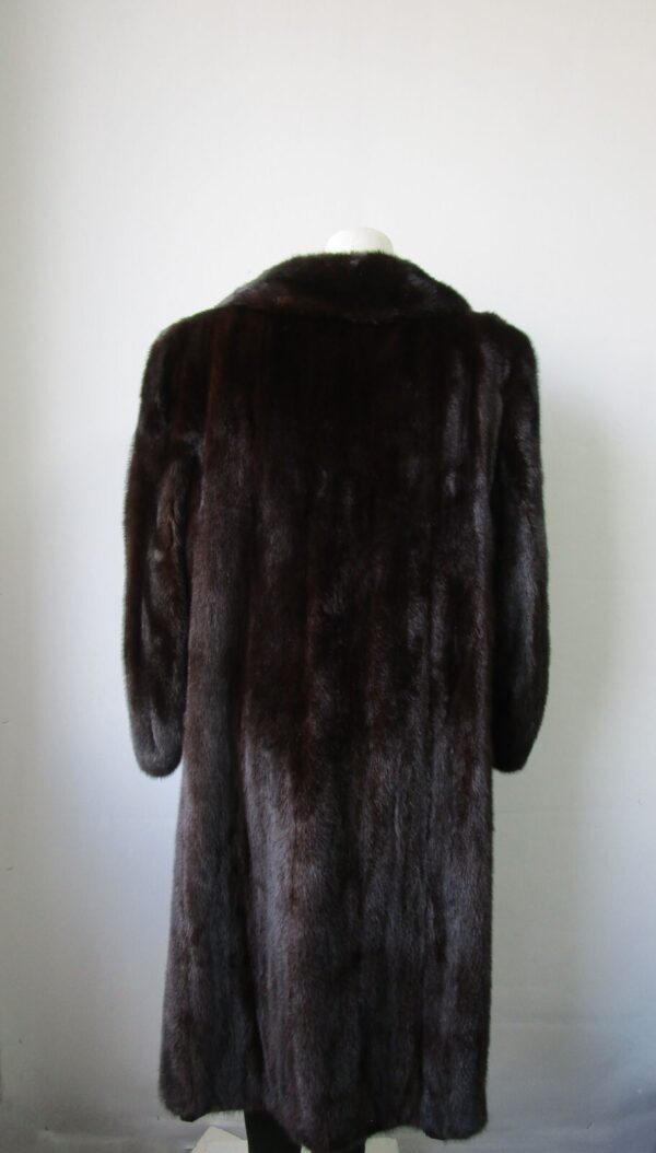 Women's Sz 10/12 M Dark Ranch Mink Fur Coat Jacket MINT+ Woman - Image 3