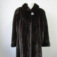 Women's Sz 12 FEMALE Mink Fur Coat Jacket Stroller EXCELLENT Woman