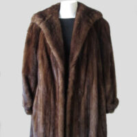 Demi Buff Mink Fur Coat Jacket SUPERB Sz 10 M