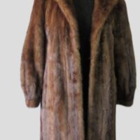 Pastel Mink Fur Coat Jacket Sz 6 MINT
