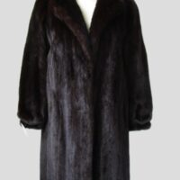 Women's Dark Ranch Mink Fur Coat Jacket MINT Sz 4