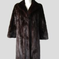 Dark Ranch Mink Fur Coat Jacket MINT+ Sz 6