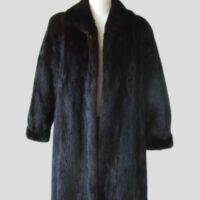 Canadian Dark Ranch Mink Fur Coat MINT+ Sz 6