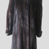 Dark Ranch SUPERB Real Mink Fur Coat Jacket Sz 10