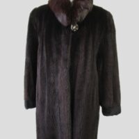 Women's Sz 8 SUPERB Sheared Raccoon & Fox Fur Coat Jacket SALE Woman