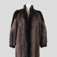 Women's Sz 10 MINT+ Beaver Fur Coat Jacket Woman
