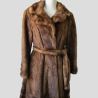 Women's Sz 6 MINT Pastel Mink Fur Coat SALE Woman