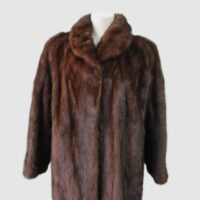 Women's Sz 8 Canadian Mink Fur Coat Jacket MINT+ Woman