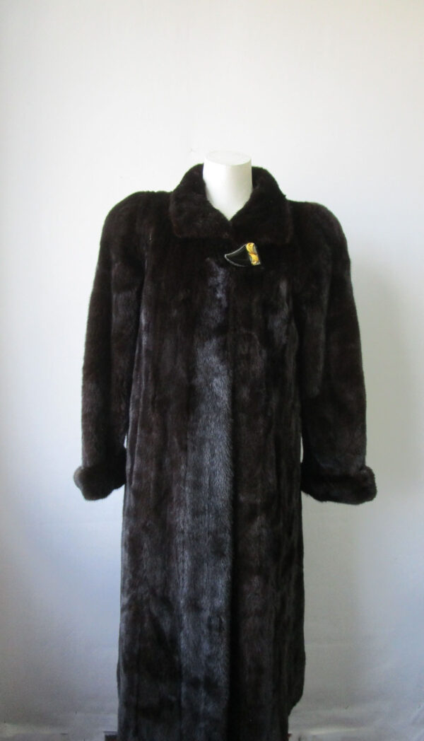 Women's Sz 8 Superb Real Mink Fur Coat Jacket Woman AMERICAN LEGEND - Image 8