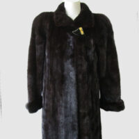 Women's Sz 8 Superb Real Mink Fur Coat Jacket Woman AMERICAN LEGEND