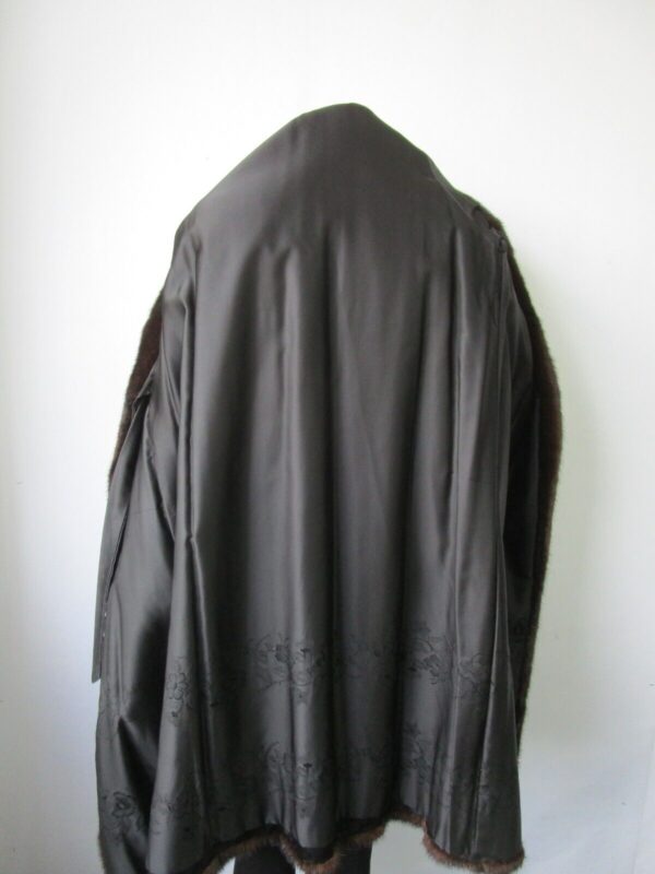 Women's Sz 4 Canadian Natural Dark Ranch Mink Fur Coat MINT+ Woman - Image 4