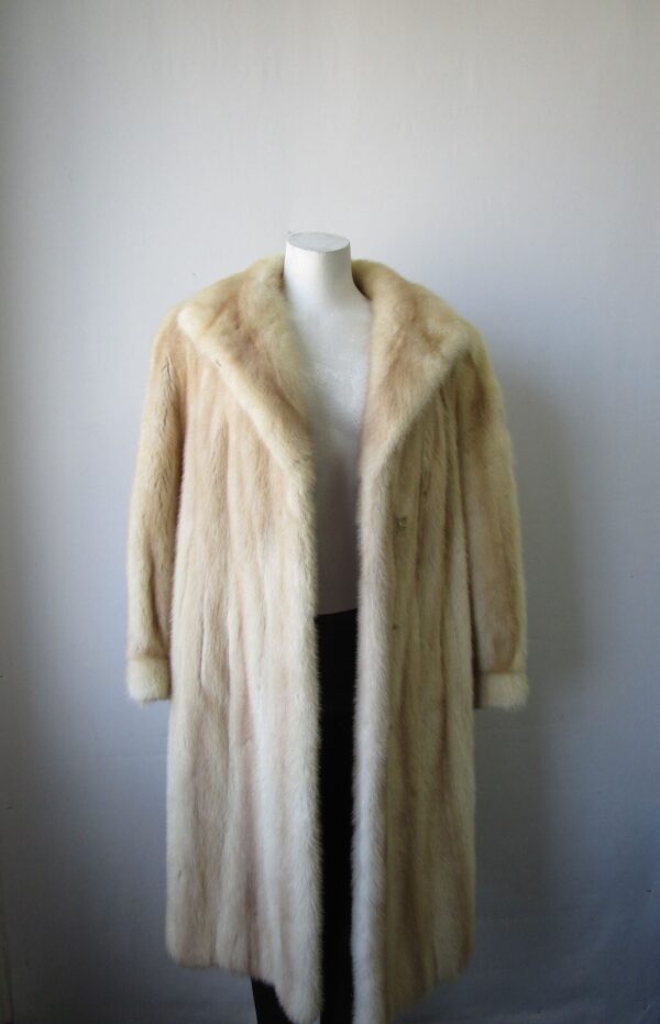 Women's Sz 8 Pearl Mink Fur Coat Jacket MINT+ Woman - Image 3