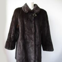 Women's 10 Canadian Sheared Mink Fur Coat Jacket MINT+
