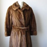 Women's Sz 4 MINT Pastel Mink Fur Coat SALE SALE