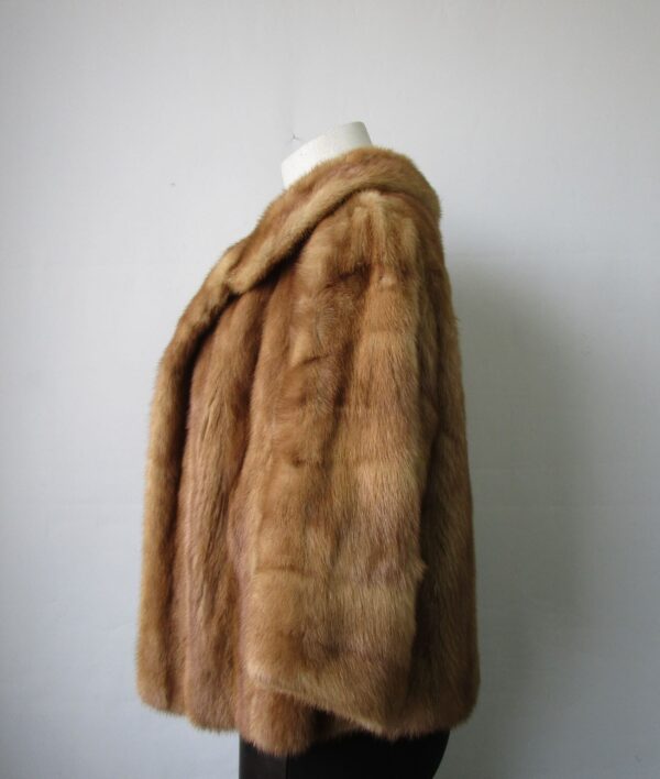 Women's Sz 6 Mink Fur Coat Jacket Bolero MINT Woman - Image 5