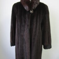 Women's Sz 8 SUPERB Sheared Raccoon & Fox Fur Coat Jacket SALE Woman