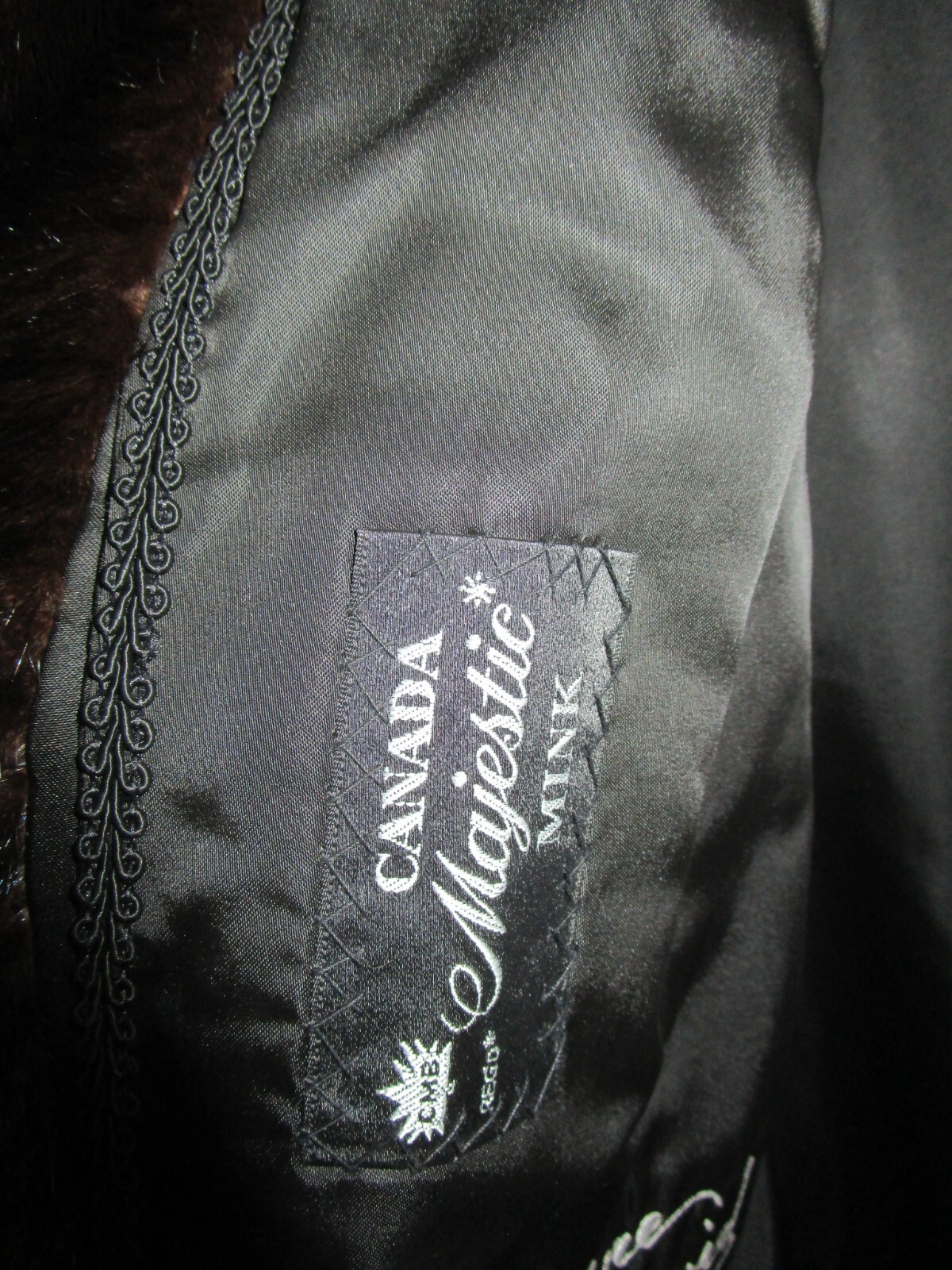 FEMALE Mink Fur Coat Mint+ CANADA MAJESTIC Women's 12 - Image 7
