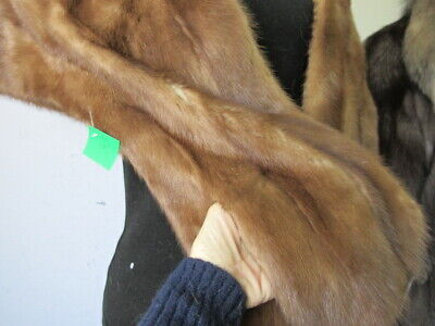 Mink Fur Shawl Stole Wrap Cape Wedding MINT - Image 4
