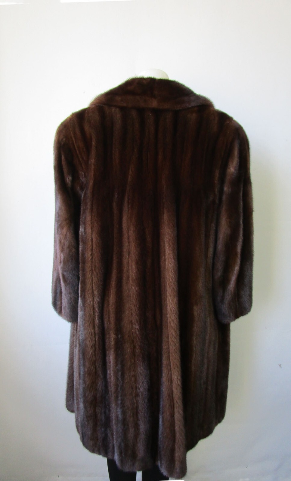 Demi-Buff Mink Fur Coat Jacket MINT+ Women's Sz 12 M - Image 3