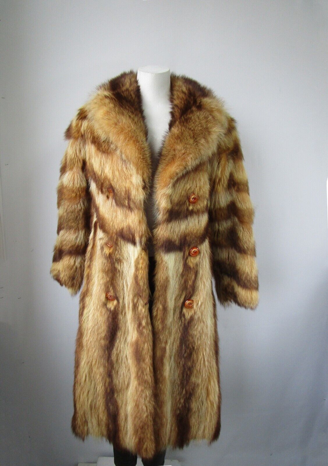 Tanuki Raccoon Fur Coat Jacket MINT Women's Sz 4 - Image 2