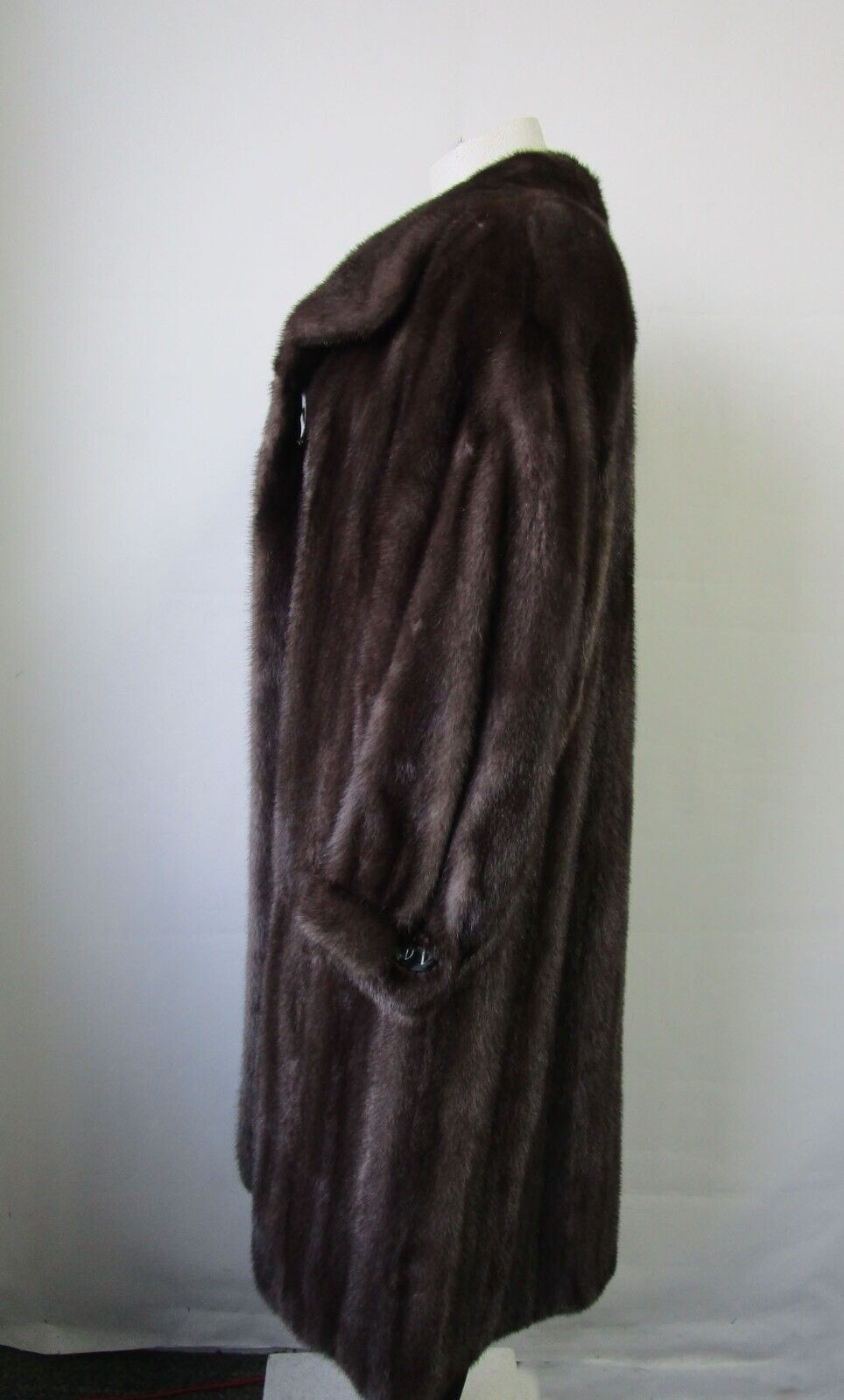 Blue Iris Mink Fur Coat Jacket Superb Women's Sz 6 - Image 3