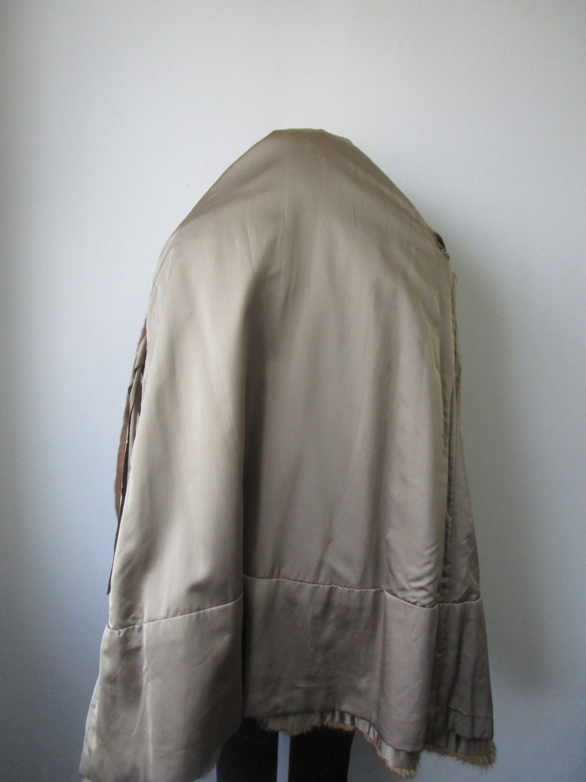 Pastel Mink Fur Coat Jacket SUPERB Women's Sz 12 - Image 6