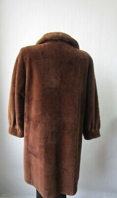 Sheared Raccoon Fur Coat Jacket Women's Sz 8 SUPERB - Image 4