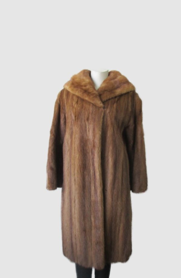 Women's Sz 12 Beautiful Mink Fur Coat Jacket SUPERB