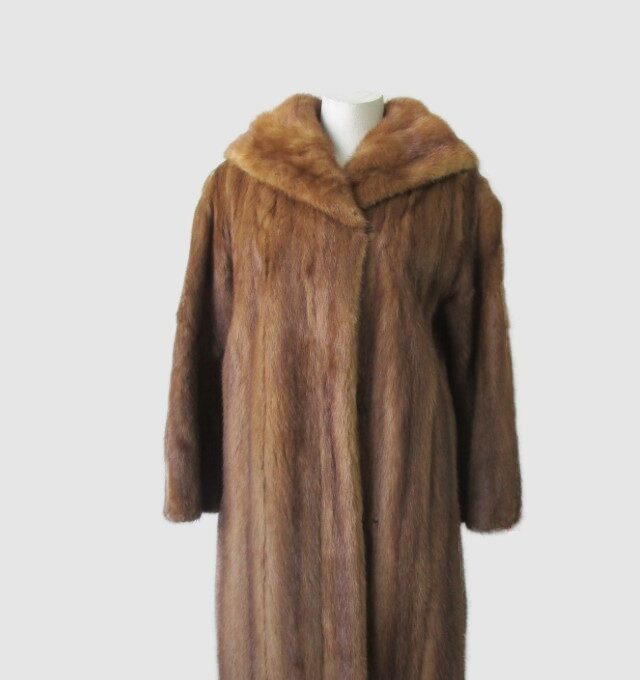 Women's Sz 12 Beautiful Mink Fur Coat Jacket SUPERB