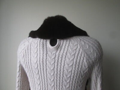 Mink Fur Collar For Coat Raincoat Jacket Showroom New - Image 3