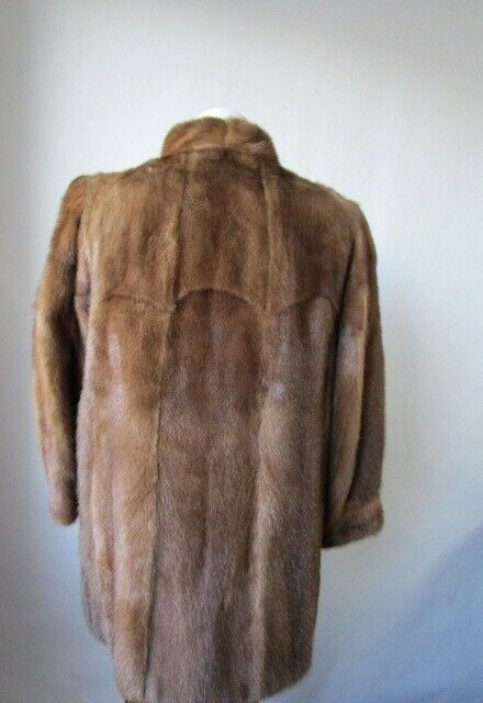 Pastel Mink Fur Coat Jacket MINT+ Sz 8 Women's - Image 3