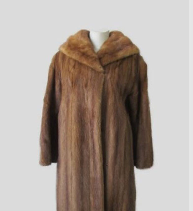 Women's Sz 12 Beautiful Mink Fur Coat Jacket SUPERB