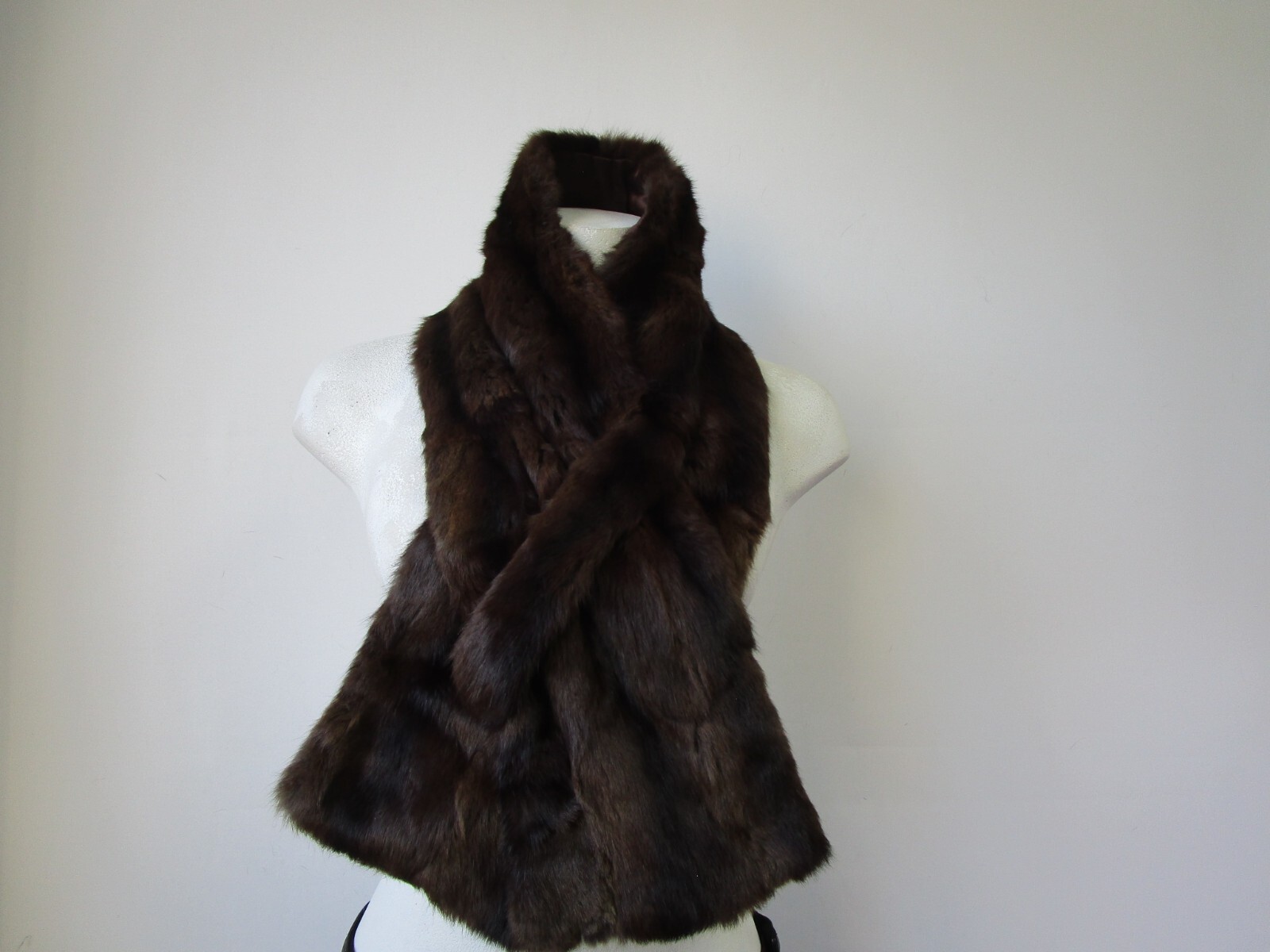 Unisex Squirrel Fur Collar Scarf SHOWROOM NEW