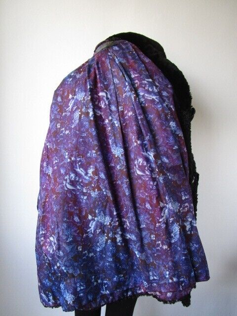 Black Persian Lamb Sheared Beaver Fur Coat MINT 12/14 - Image 5