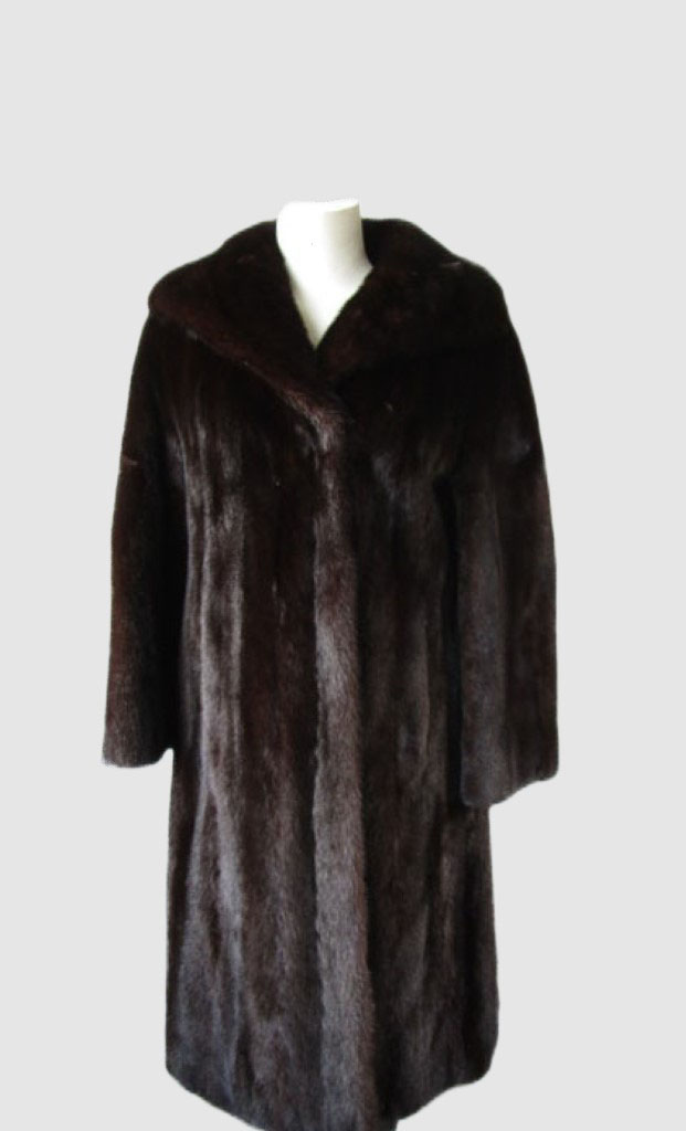 Mink Fur Coat MINT Women's 4/6 Dark Ranch