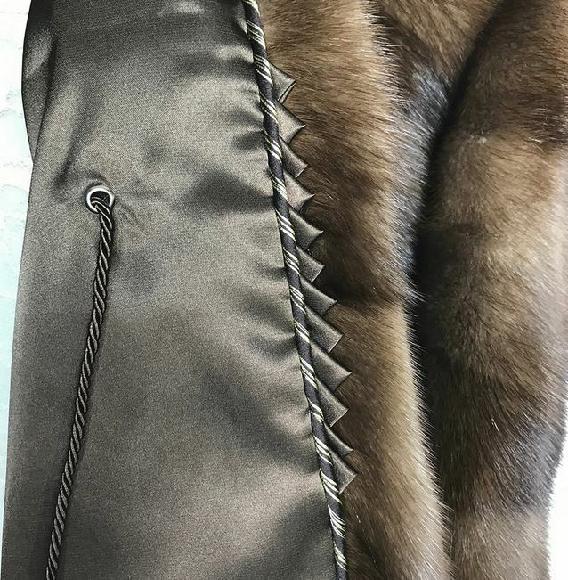 Mink Fur Bolero Jacket Coat Sale Natural Demi-Buff - Image 6