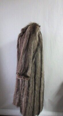 Raccoon Fur Coat Jacket SUPERB Sz 10 Women's - Image 4
