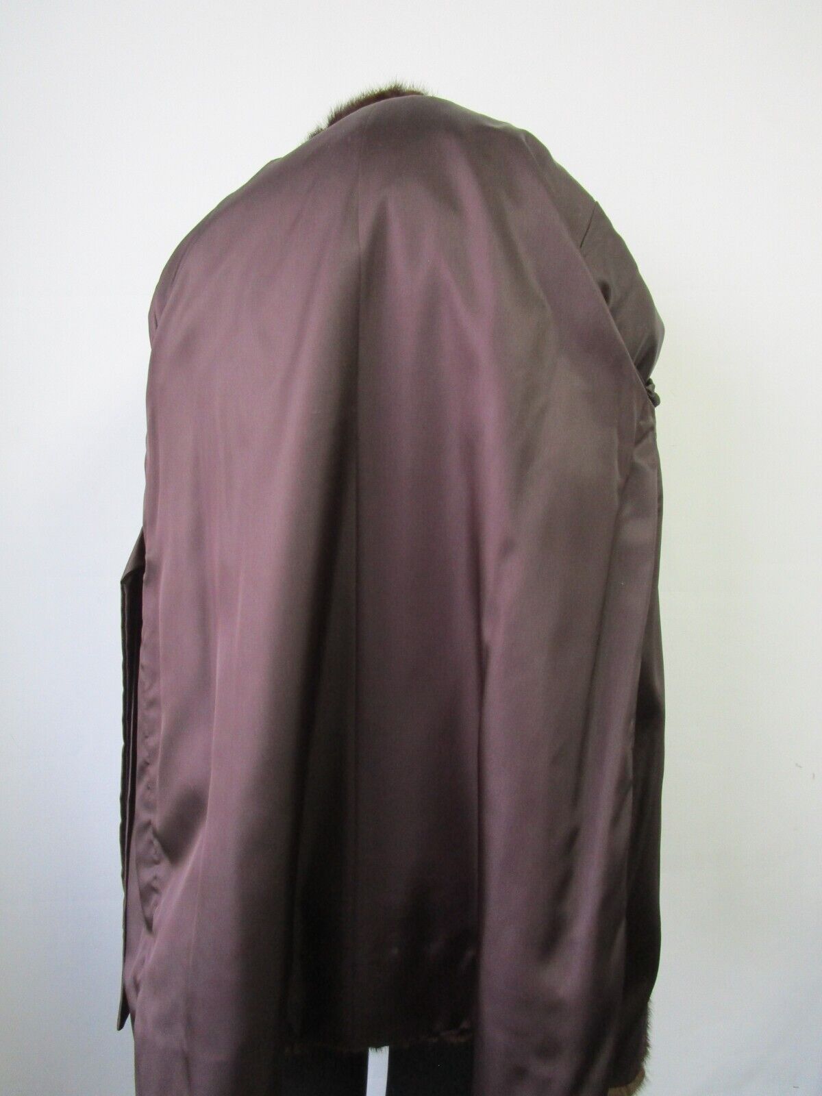 Women's Sz 8 Mink Fur Coat Jacket HOOD Woman Mint+ - Image 5