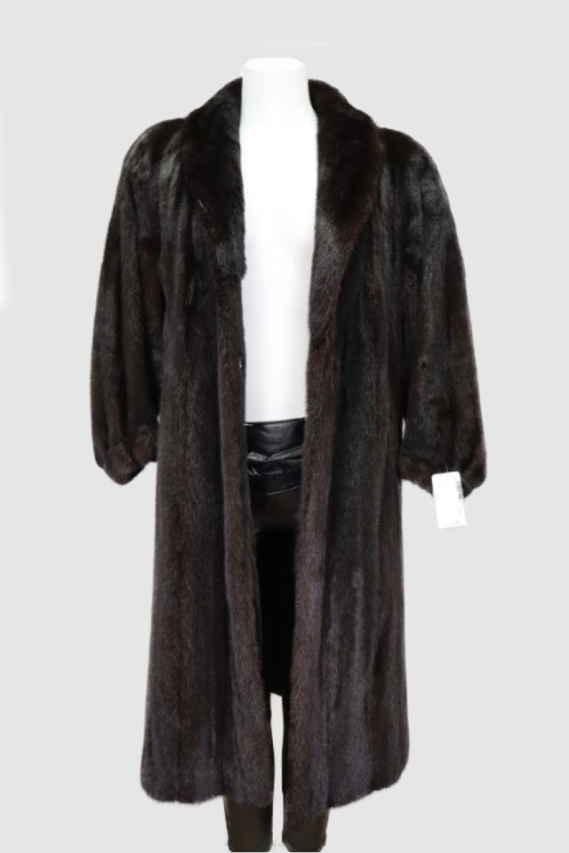 Mink Fur Coat Jacket MINT+ Dark Ranch Women's 8