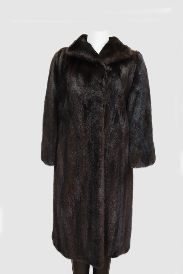 Mink Fur Coat MINT+ Dark Ranch Women's 8