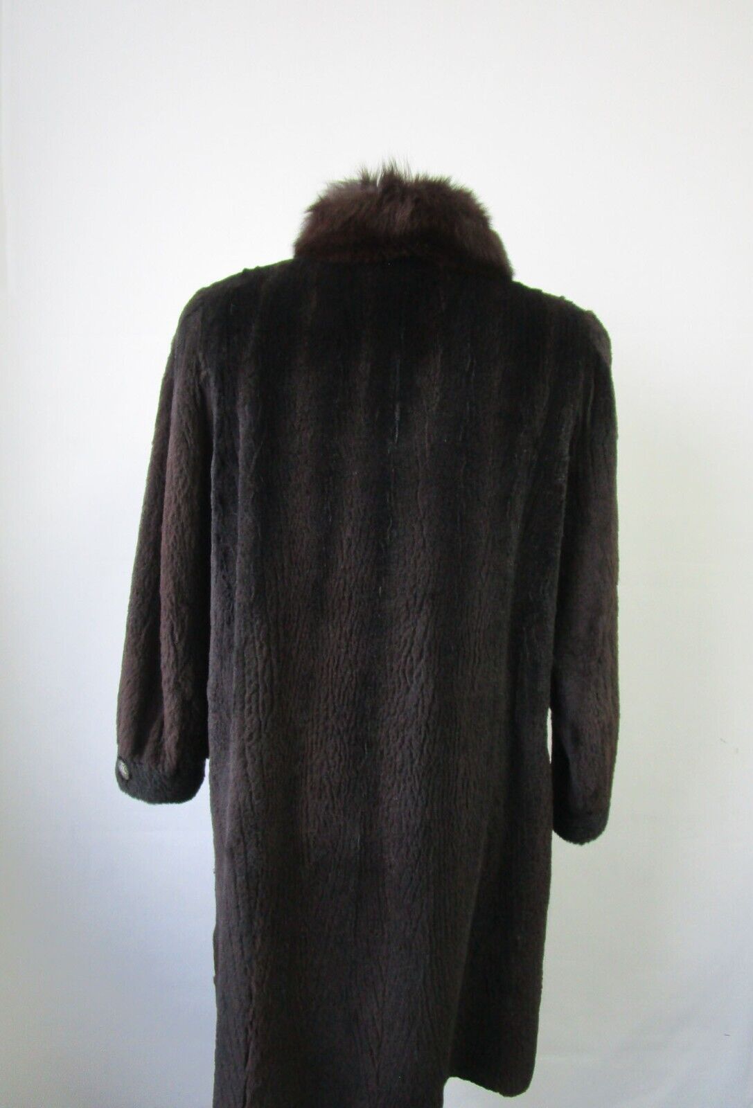 Sheared Raccoon Fox Fur Coat Jacket Women's 8 Superb - Image 5