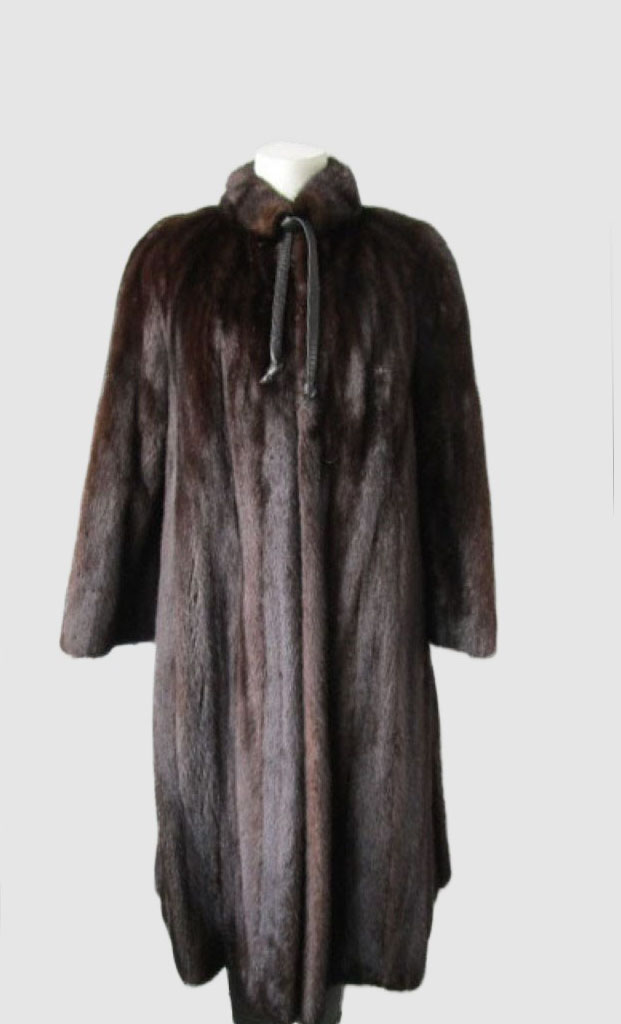 Mink Fur Coat Jacket MINT+ Mahogany Women's 10