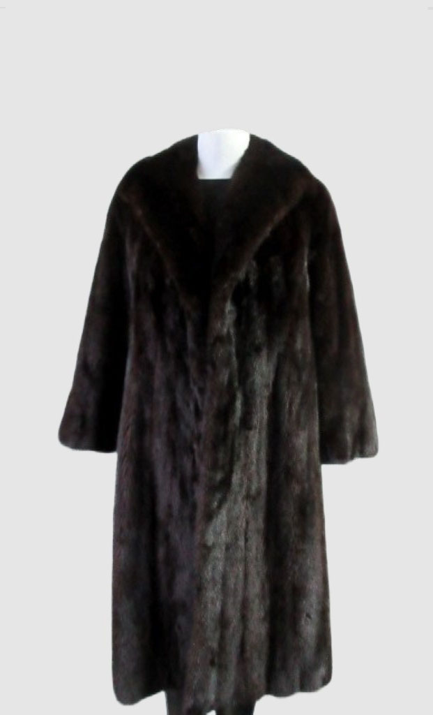 Mink Fur Coat MINT+ Dark Ranch Women's 8