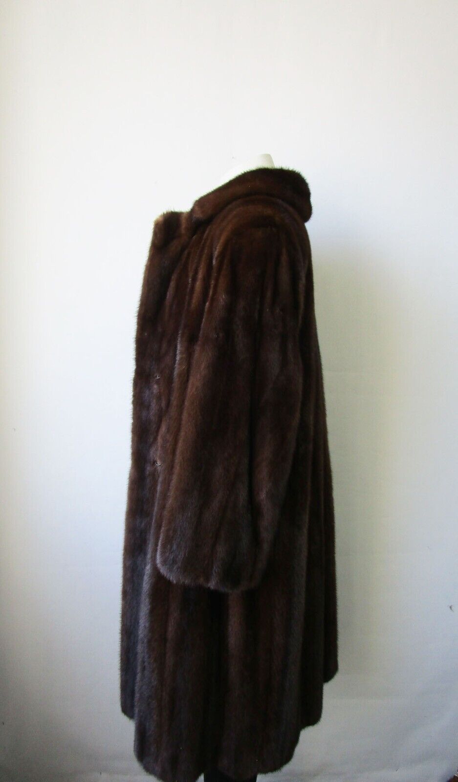Demi-Buff Mink Fur Coat Jacket MINT+ Women's Sz 12 M - Image 4
