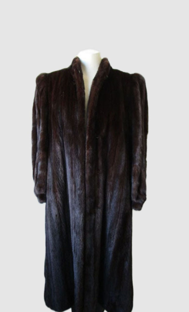 Mink Fur Coat Jacket MINT+ Dark Ranch Women's 10/12